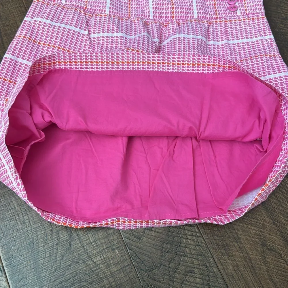 Vineyard Vines Pink Striped Mini Skirt Women's 6 - Picture 6 of 9